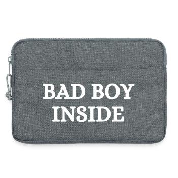 Stylish statement with rebellious flair - Laptop bag 13" - heather grey - Front