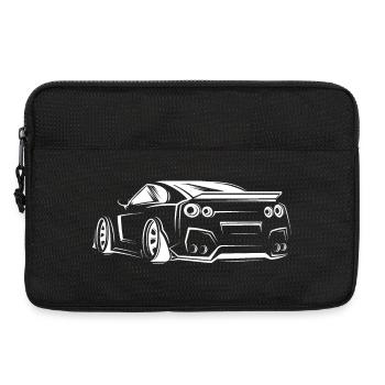 GTR Car Icon Illustration Graphic icon Logo - Laptop bag 13" - black - Front