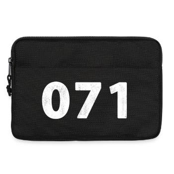071 Leiden Zoeterwoude Voorschoten Noordwijk - Sacoche pour ordinateur portable 13 pouces - noir - Devant