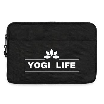 Yogi-Leben - Laptoptasche 13" - Schwarz - Vorne