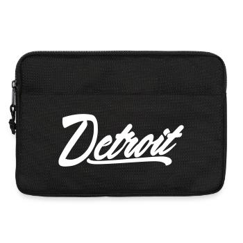 detroit shirt - Laptoptasche 13" - Schwarz - Vorne