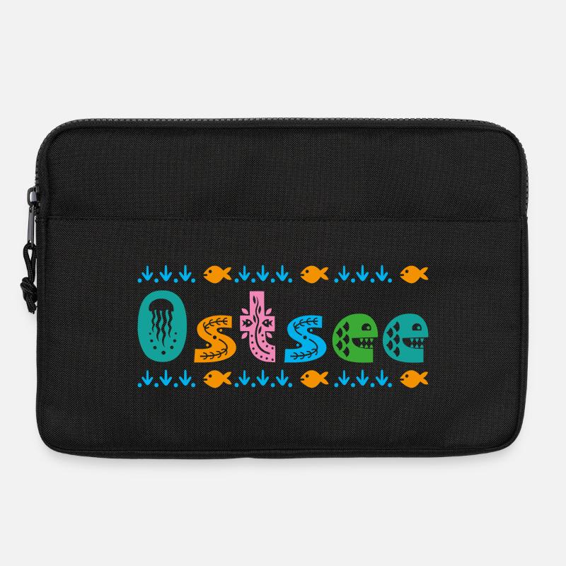 Ostsee - Laptoptasche 13" - Schwarz