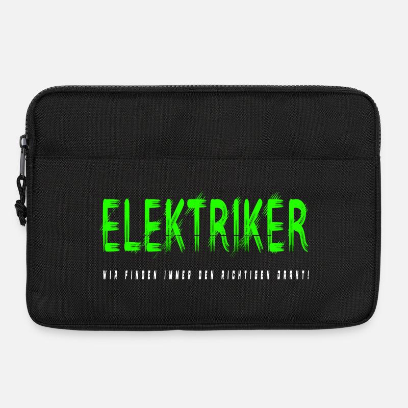 Elektriker Handwerker Design - Laptoptasche 13" - Schwarz