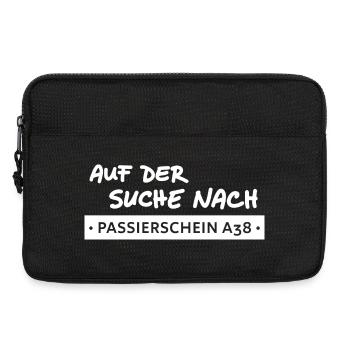 passierschein a38 - bürokratie - Laptoptasche 13" - Schwarz - Vorne
