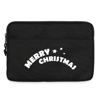 Merry Christmas Merry Christmas Symbol Logo - Laptop bag 13" - black - Front