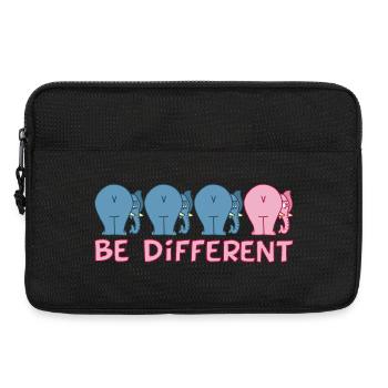 A different elephant - Laptop bag 13" - black - Front