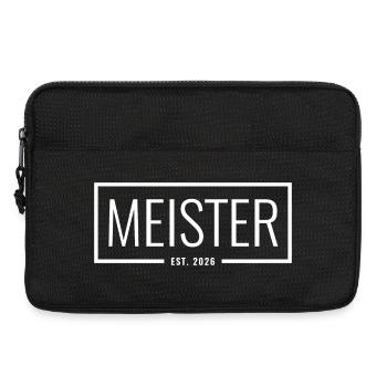 Meister Est. 2026 - Laptoptasche 13" - Schwarz - Vorne