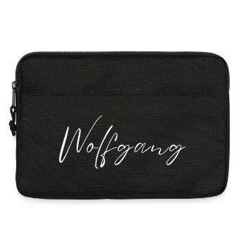 Wolfgang Name T-Shirt Geschenk Für Männer - Laptoptasche 13" - Schwarz - Vorne