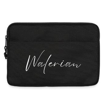 Walerian Name T-Shirt Geschenk Für Männer - Laptoptasche 13" - Schwarz - Vorne