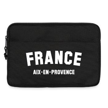 AIX EN PROVENCE France - Laptop bag 13" - black - Front