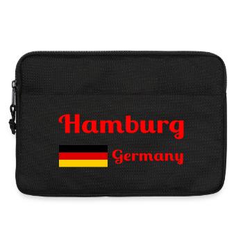 Hamburg Deutschland - Stylische Drucke - Laptoptasche 13" - Schwarz - Vorne