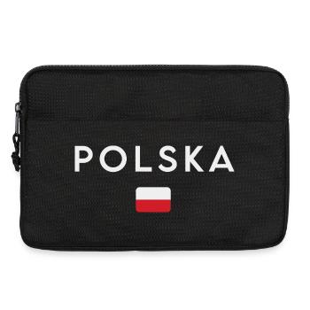 Flag of Poland, Polish pride - Laptop bag 13" - black - Front