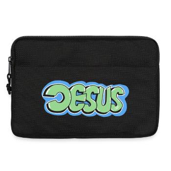 Jésus - Sacoche pour ordinateur portable 13 pouces - noir - Devant