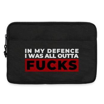 Bold Expressive Protest Design - Laptop bag 13" - black - Front