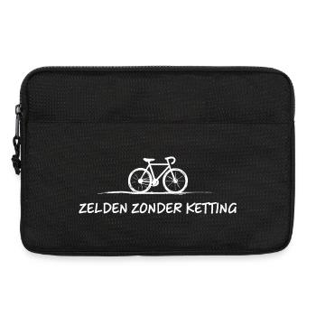 Zelden Zonder Ketting Cadeau de cyclisme - Sacoche pour ordinateur portable 13 pouces - noir - Devant