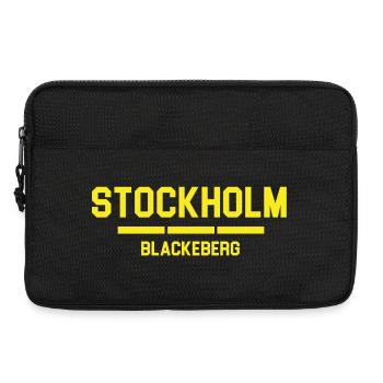 Conception typographique de Stockholm Blackberg - Sacoche pour ordinateur portable 13 pouces - noir - Devant