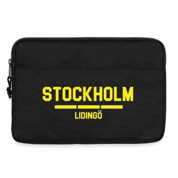 Design urbain de Stockholm Lidingö - Sacoche pour ordinateur portable 13 pouces - noir - Devant
