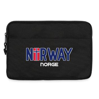 Norway - Norge - Norwegen - Flagge - Skandinavien - Laptoptasche 13" - Schwarz - Vorne