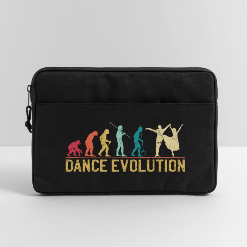 Conception de silhouette d'évolution de la danse Sacoche pour ordinateur portable 13 pouces