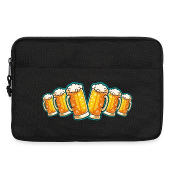 verre à bière chope à bière bière - Sacoche pour ordinateur portable 13 pouces - noir - Devant