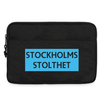 Design de motif de la fierté de Stockholm - Sacoche pour ordinateur portable 13 pouces - noir - Devant