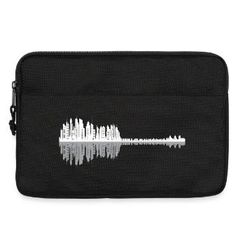 Urban Guitar Skyline - Laptoptasche 13" - Schwarz - Vorne