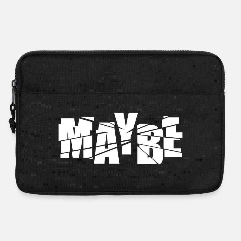 Maybe Party Flirt Design – Freche Idee & Swag - Laptoptasche 13" - Schwarz