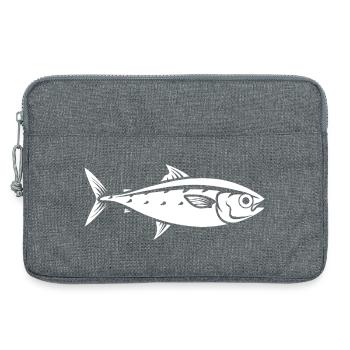 truite - Sacoche pour ordinateur portable 13 pouces - gris chiné - Devant