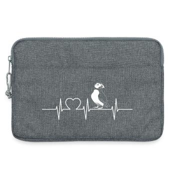 Puffin Papageientaucher - Laptoptasche 13" - Grau meliert - Vorne