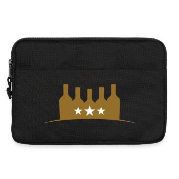 bouteilles en or - alcool - Sacoche pour ordinateur portable 13 pouces - noir - Devant