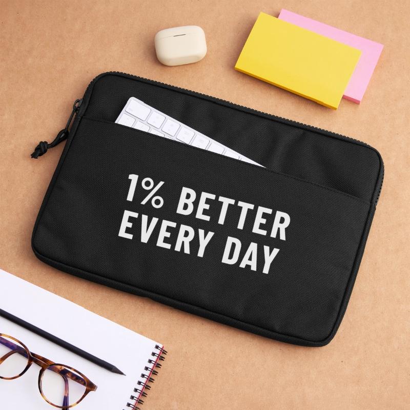 1% Better Every Day Laptoptasche 13"