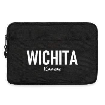 Wichita - Kansas - USA - United States of America - Laptop bag 13" - black - Front