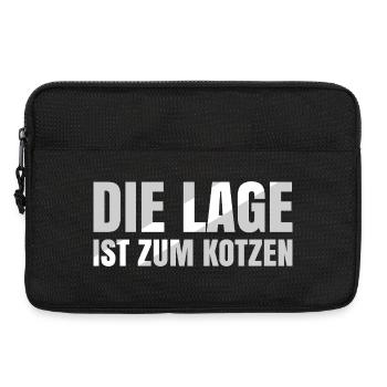 The location sucks - Laptop bag 13" - black - Front