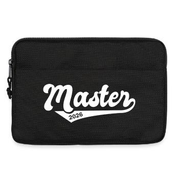 Master Abschluss Promotion Sponsion 2026 - Laptoptasche 13" - Schwarz - Vorne