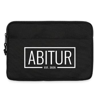 Abitur Est 2026 - Laptoptasche 13" - Schwarz - Vorne