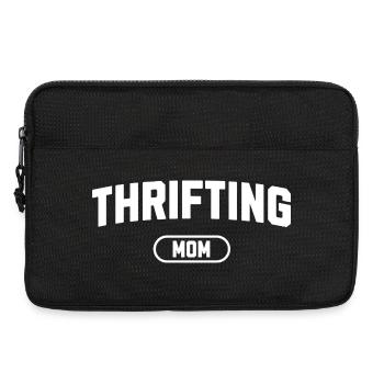 Secondhand-Mama - Laptoptasche 13" - Schwarz - Vorne