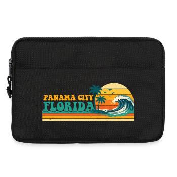 Panama City, Florida Retro Spring Break Urlaub - Laptoptasche 13" - Schwarz - Vorne