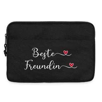 Beste Freundin - Laptoptasche 13" - Schwarz - Vorne