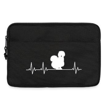 Fans de poulet - Coq - Coq - Poulet de soie - Sacoche pour ordinateur portable 13 pouces - noir - Devant
