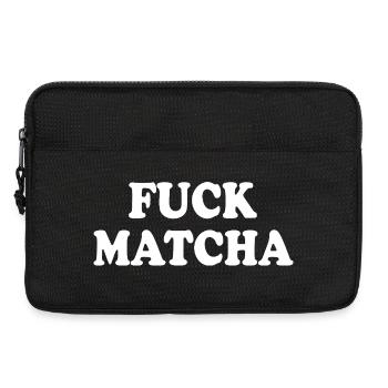 Merde au matcha - Sacoche pour ordinateur portable 13 pouces - noir - Devant