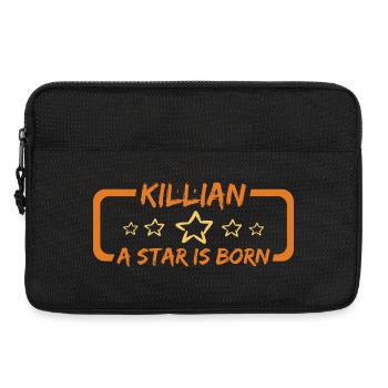 Killian : Une étoile est née - Sacoche pour ordinateur portable 13 pouces - noir - Devant