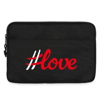 Hashtag Love Love Wedding Cool Quotes Couple - Laptop bag 13" - black - Front