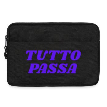 tutto passa - Sacoche pour ordinateur portable 13 pouces - noir - Devant