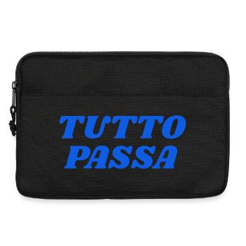tutto passa - Laptop bag 13" - black - Front