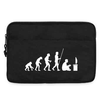 Gaming Evolution Retro Gamer Videospiele Zocker - Laptoptasche 13" - Schwarz - Vorne