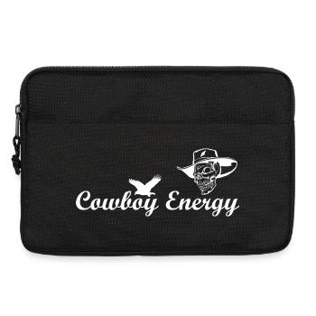 Cowboy_Energy_Design - Laptop bag 13" - black - Front