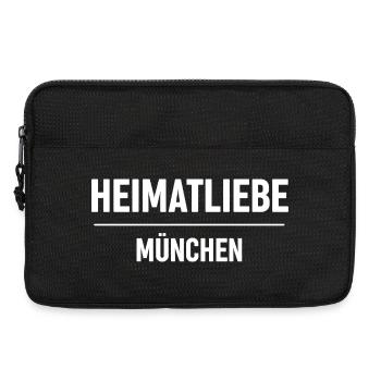 Heimatliebe München - Laptoptasche 13" - Schwarz - Vorne