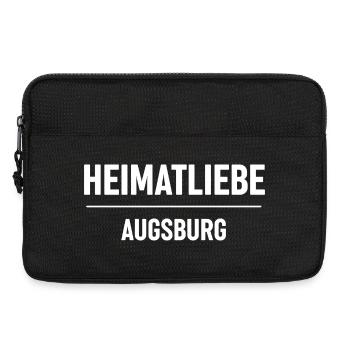 Heinatliebe Augsburg  - Laptoptasche 13" - Schwarz - Vorne