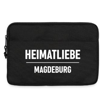 Heimatliebe Magdeburg - Laptoptasche 13" - Schwarz - Vorne