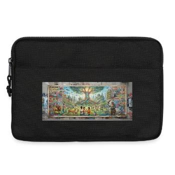 Zukunftsbaum der Natur - Laptoptasche 13" - Schwarz - Vorne